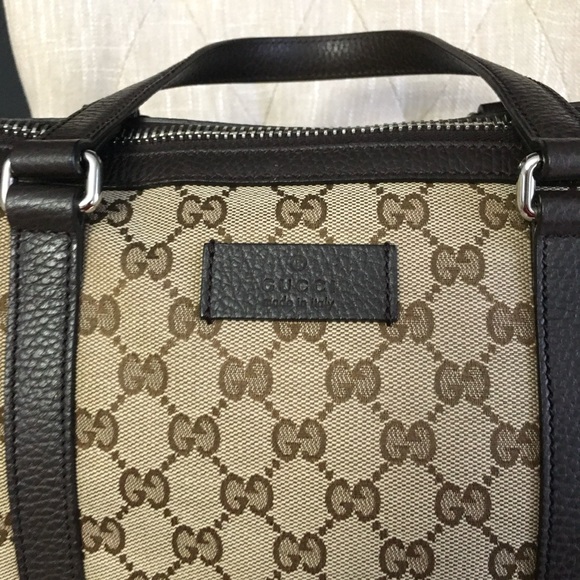 Authentic Gucci large tote bag brown monogram canvas - Picture 5 of 16